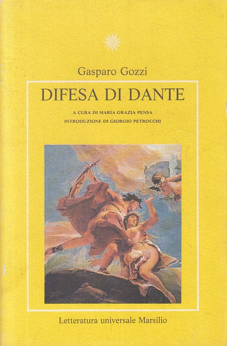 DIFESA DI DANTE - GOZZI - MARSILIO - LETTERATURA- 1a ED. - 1990 - B - ZFS462