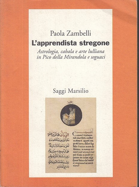 LZ- L'APPRENDISTA STREGONE - PAOLA ZAMBELLI - MARSILIO - SAGGI -- 1995- B- XFS31
