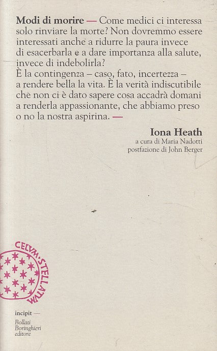 LS- MODI DI MORIRE - IONA HEATH - BORINGHIERI - INCIPIT -- 2009 - B - YFS43