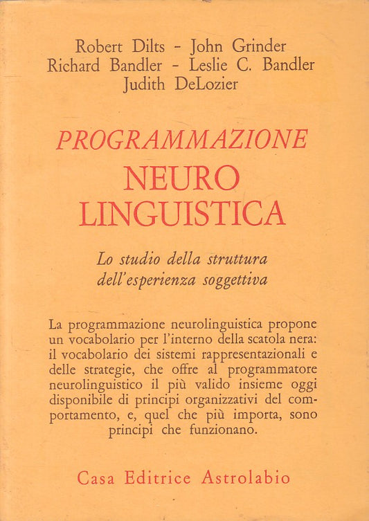 LS- PROGRAMMAZIONE NEURO LINGUISTICA -- ASTROLABIO --- 1982 - BS - YFS582