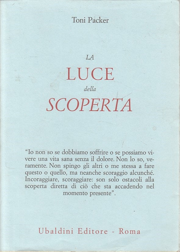 LS- LUCE DELLA SCOPERTA- PACKER- UBALDINI- CIVILTA' ORIENTE-- 2000 - BS - YDS170