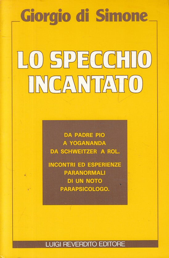 LS- LO SPECCHIO INCANTATO - DI SIMONE - REVERDITO --- 1987 - B - ZFS192