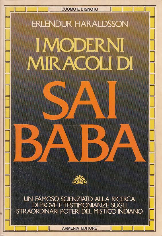 LS- I MODERNI MIRACOLI DI SAI BABA - HARALDSSON - ARMENIA --- 1989 - B - YFS570