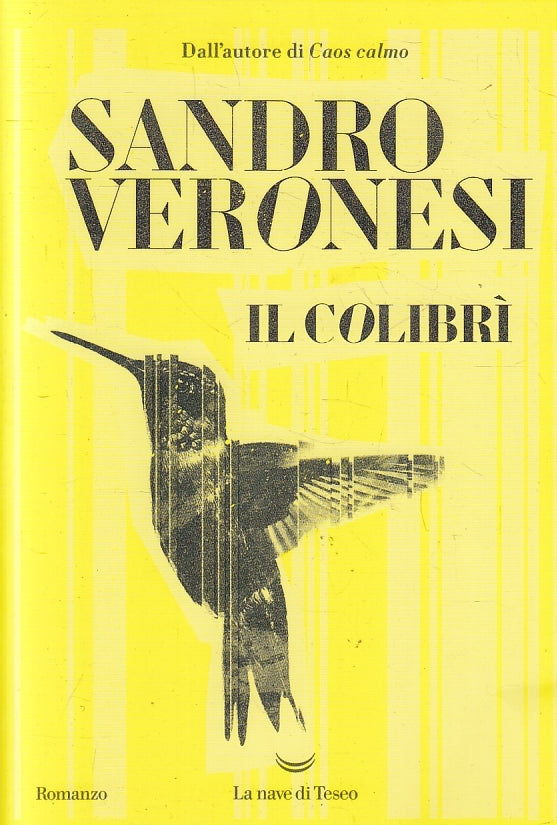 LN- IL COLIBRI' - SANDRO VERONESI - LA NAVE DI TESEO --- 2019 - B- YFS40