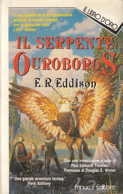 LN- IL SERPENTE OUROBOROS - EDDISON - FANNUCI - LIBRO D'ORO-- 1992 - BS - YFS999