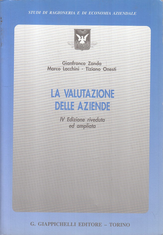 LZ- LA VALUTAZIONE DELLE AZIENDE - AA.VV. - GIAPPICHELLI --- 2001 - B - YFS157