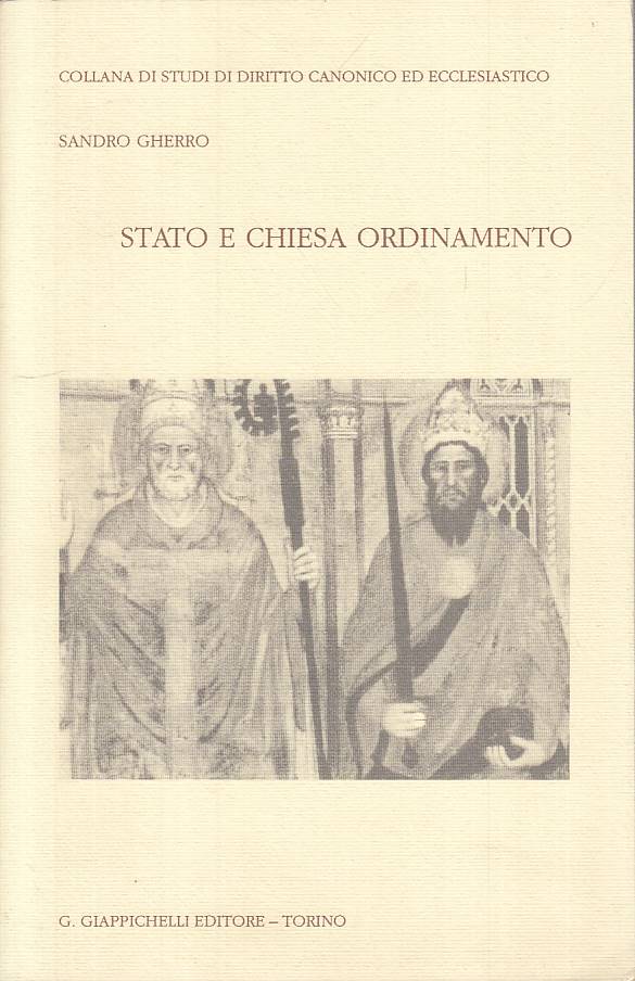 LS- STATO E CHIESA ORDINAMENTO - GHERRO - GIAPPICHELLI --- 1994 - B - YTS625