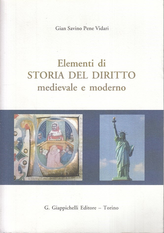 LZ- ELEMENTI STORIA DIRITTO MEDIEVALE MODERNO-- GIAPPICHELLI--- 2009- B - YFS470