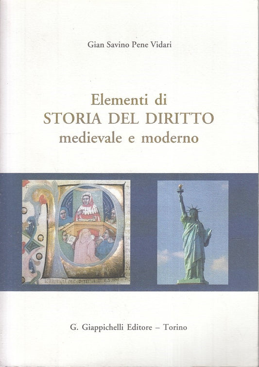 LZ- ELEMENTI STORIA DIRITTO MEDIEVALE MODERNO-- GIAPPICHELLI--- 2009- B - YFS470