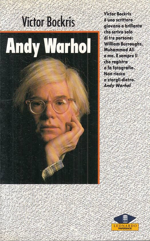 LS- ANDY WARHOL - VICTOR BOCKRIS - LEONARDO - PAPERBACK -- 1991 - B - ZFS144