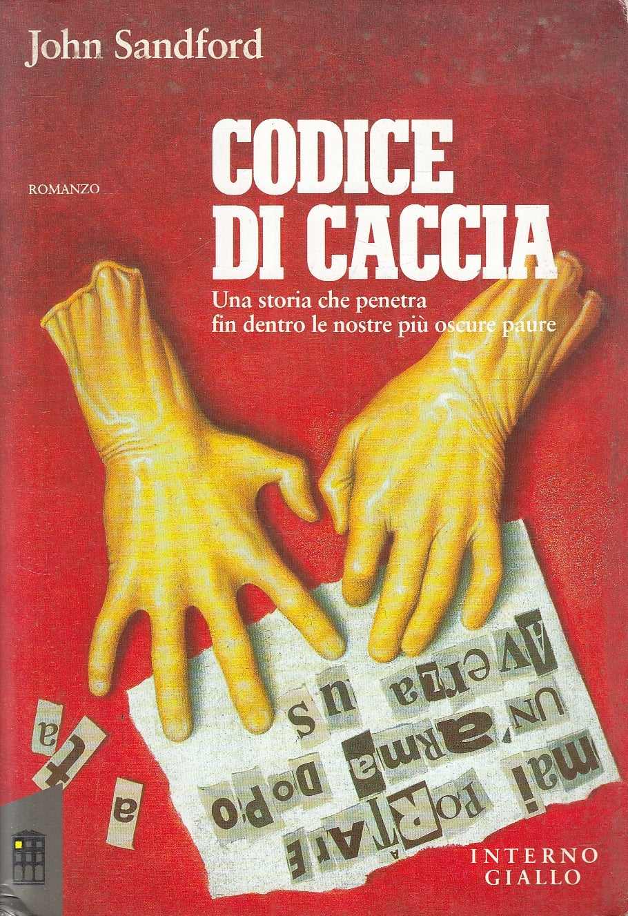 LN2- CODICE DI CACCIA - JOHN SANDFORD - INTERNO GIALLO IPERFICTION - BS - JXS112