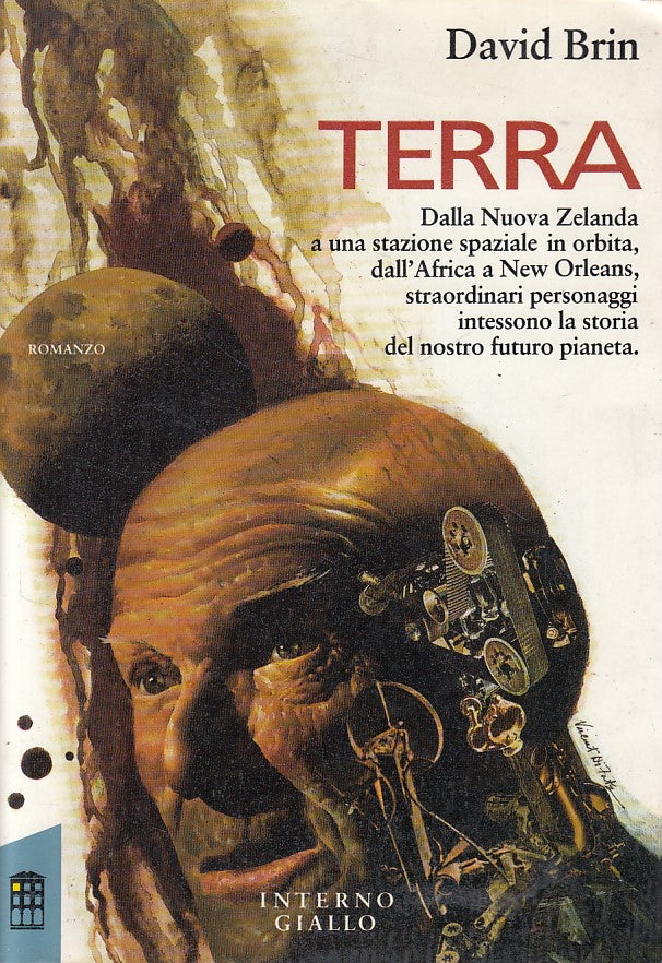 LN- TERRA - DAVID BRIN - INTERNO GIALLO -- 1a ED. - 1991 - BS - YFS999