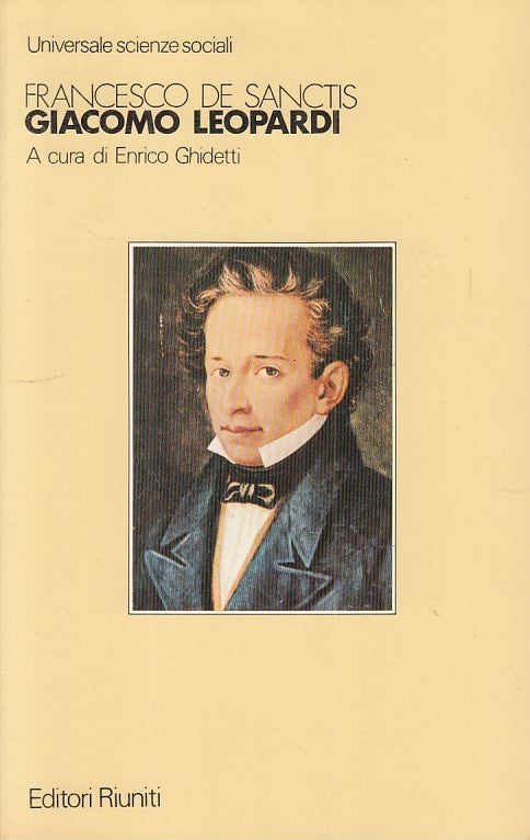 LS- GIACOMO LEOPARDI - DE SANCTIS - RIUNITI -- 1a ED. - 1983 - B - ZFS133