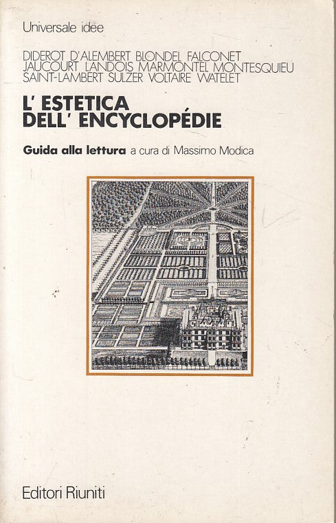 LS- L'ESTETICA DELL'ENCYCLOPEDIE -- RIUNITI - IDEE - 1a ED. - 1988 - B - YFS480