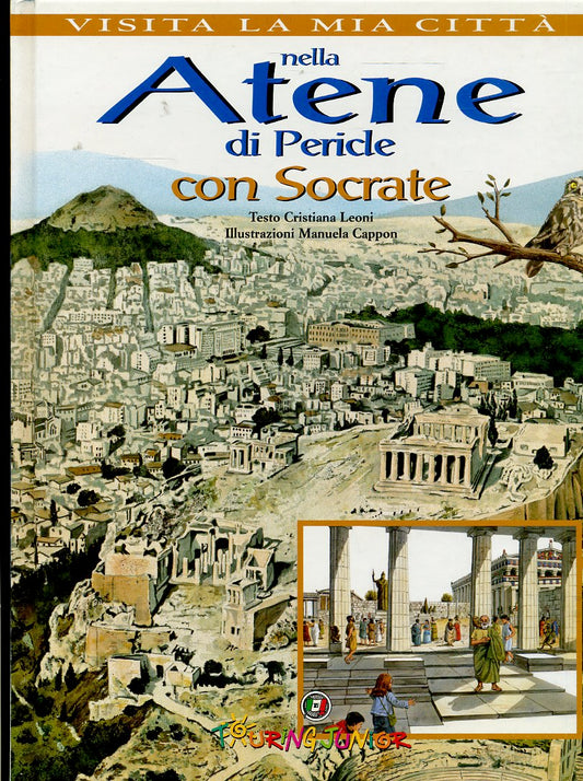 LV- VISITA LA MIA CITTA' ATENE DI PERICLE CON SOCRATE-- TOURING--- 2001- C- YPL