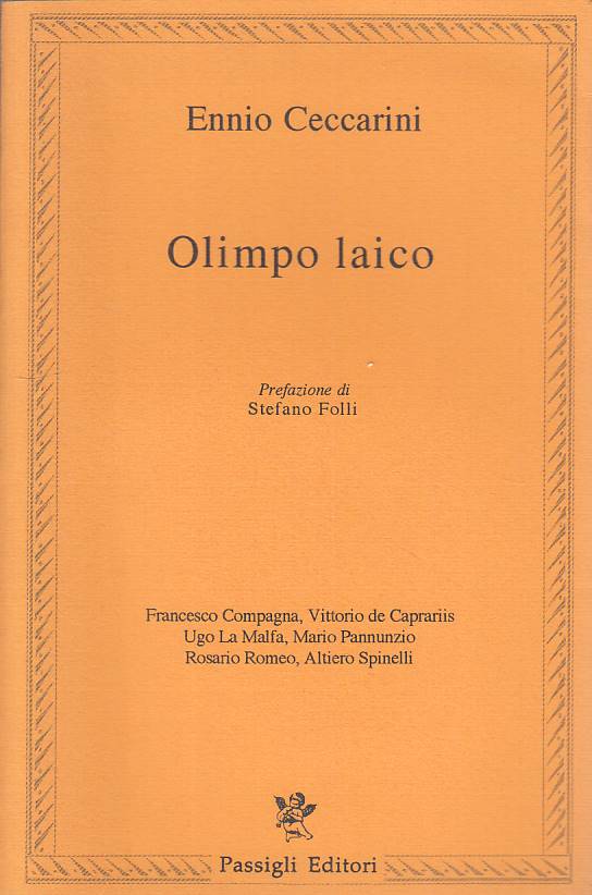 LS- OLIMPO LAICO - ENNIO CECCARINI - PASSIGLI --- 1995 - B - YTS39
