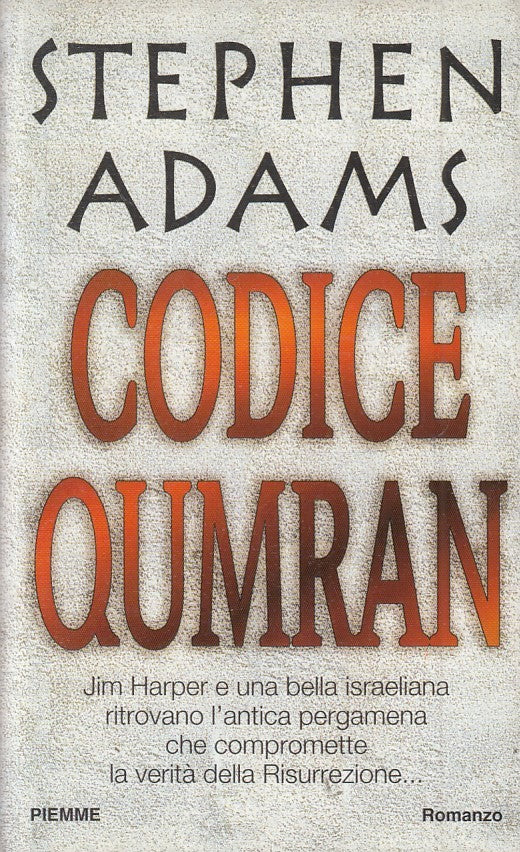 CODICE QUMRAN - STEPHEN ADAMS - PIEMME - CS - JXS10