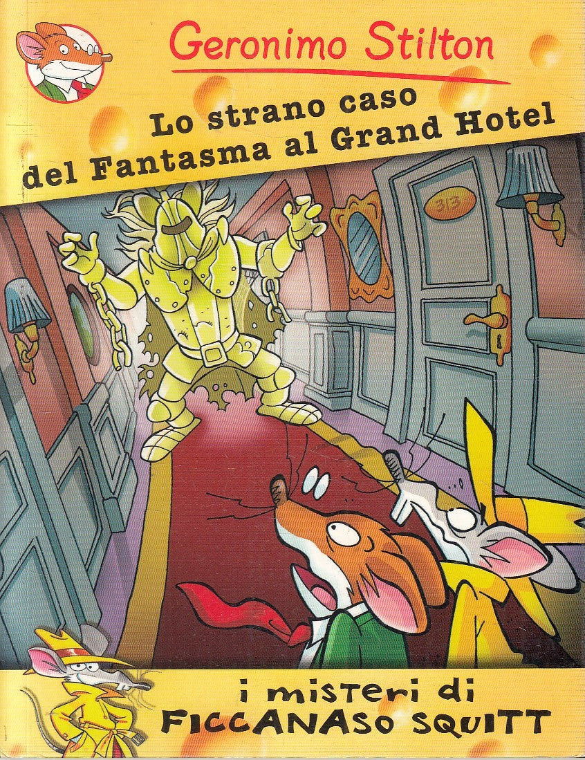 LN2- GERONIMO STILTON STRANO CASO FANTASMA GRAND HOTEL  - PIEMME - B - JXS254