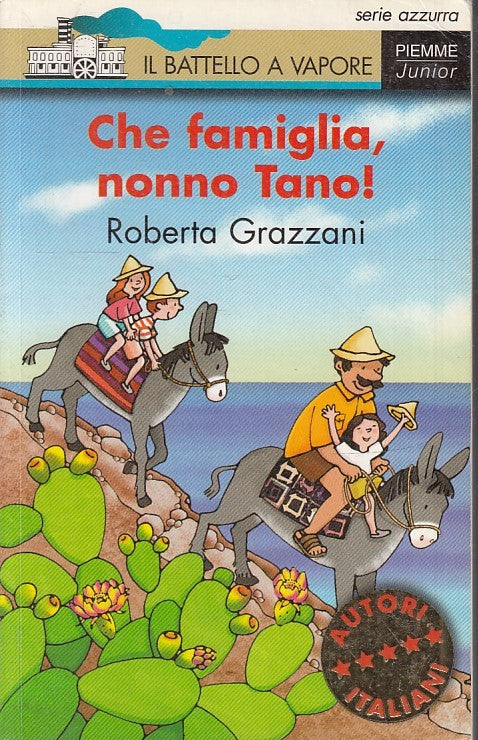 LN2- CHE FAMIGLIA NONNO TANO - GRAZZANI - PIEMME - BATTELLO A VAPORE --- B- JXS5