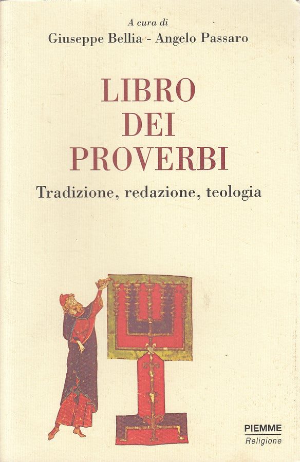 LS- LIBRO PROVERBI TRADIZIONE REDAZIONI TEOLOGIA -- PIEMME --- 1999 - B - ZDS262