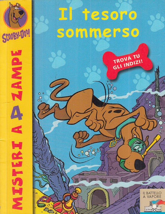 LB- SCOOBY DOO N.1 TESORO SOMMERSO -- PIEMME - BATTELLO VAPORE -- 2004 - B - RGZ