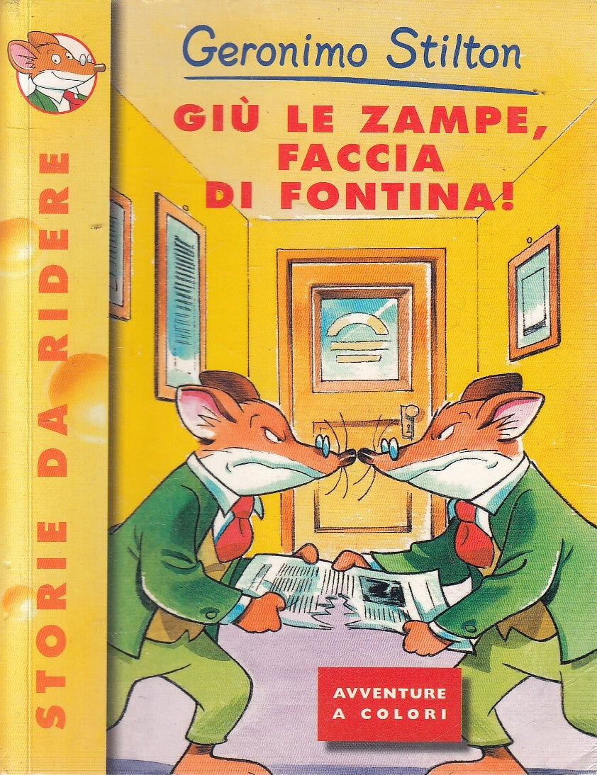 LN2- GERONIMO STILTON GIU' LE ZAMPE, FACCIA DI FONTINA - PIEMME - B - JXS253