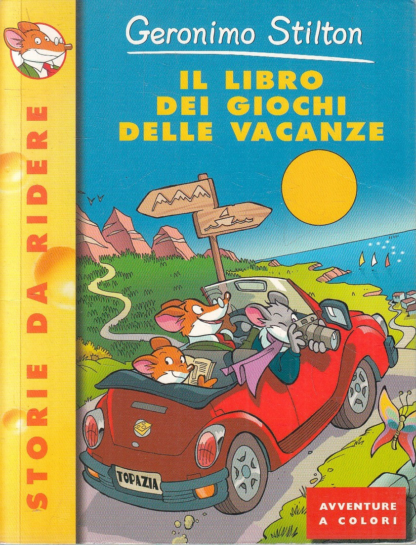 LN2- GERONIMO STILTON LIBRO GIOCHI DELLE VACANZE - PIEMME BATTELLO - B - JXS254