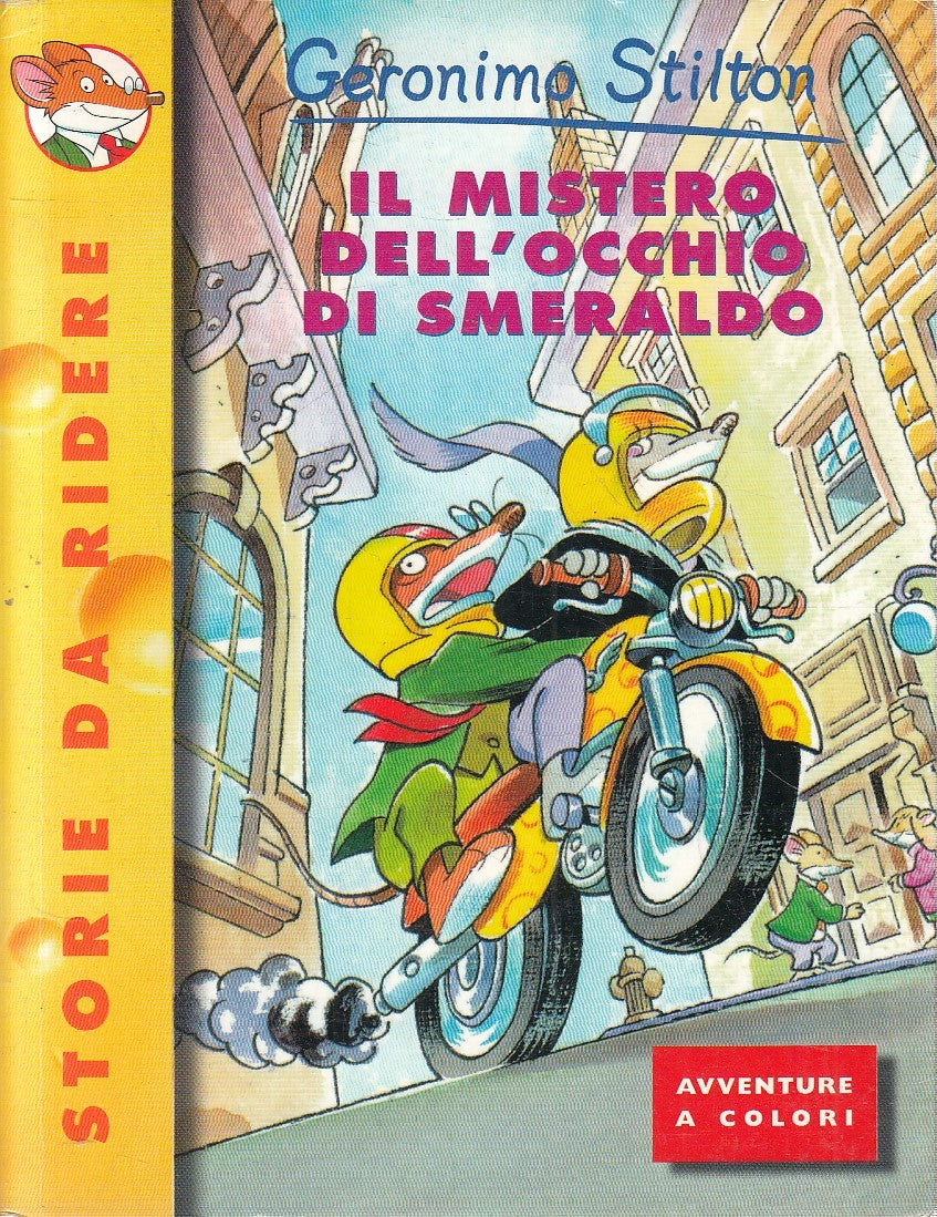 LN2- GERONIMO STILTON MISTERO DELL'OCCHIO DI SMERALDO  - PIEMME - B - JXS254