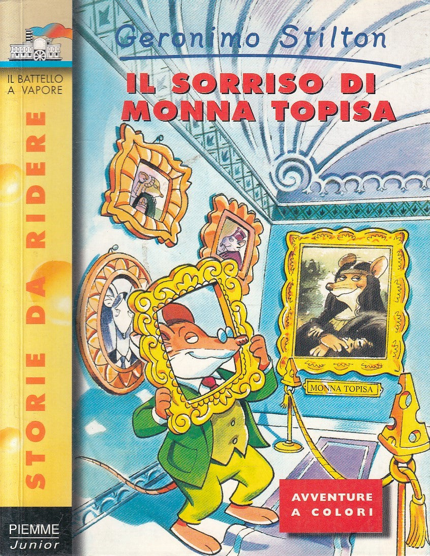 GERONIMO STILTON IL SORRISO DI NONNA TOPISA - PIEMME BATTELLO - B - JXS254