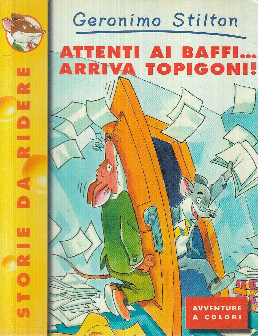 GERONIMO STILTON ATTENTI AI BAFFI ARRIVA TOPIGONI- PIEMME JUNIOR- B- JXS254