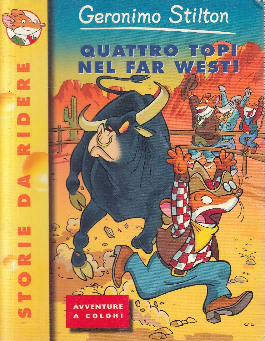 LN2- GERONIMO STILTON QUATTRO TOPI NEL FAR WEST - PIEMME - B - JXS254