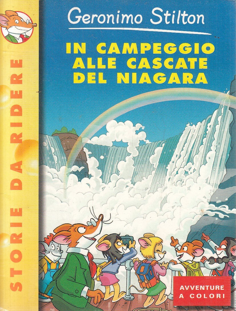 LN2- GERONIMO STILTON CAMPEGGIO ALLE CASCATE DEL NIAGARA - PIEMME - B - JXS253