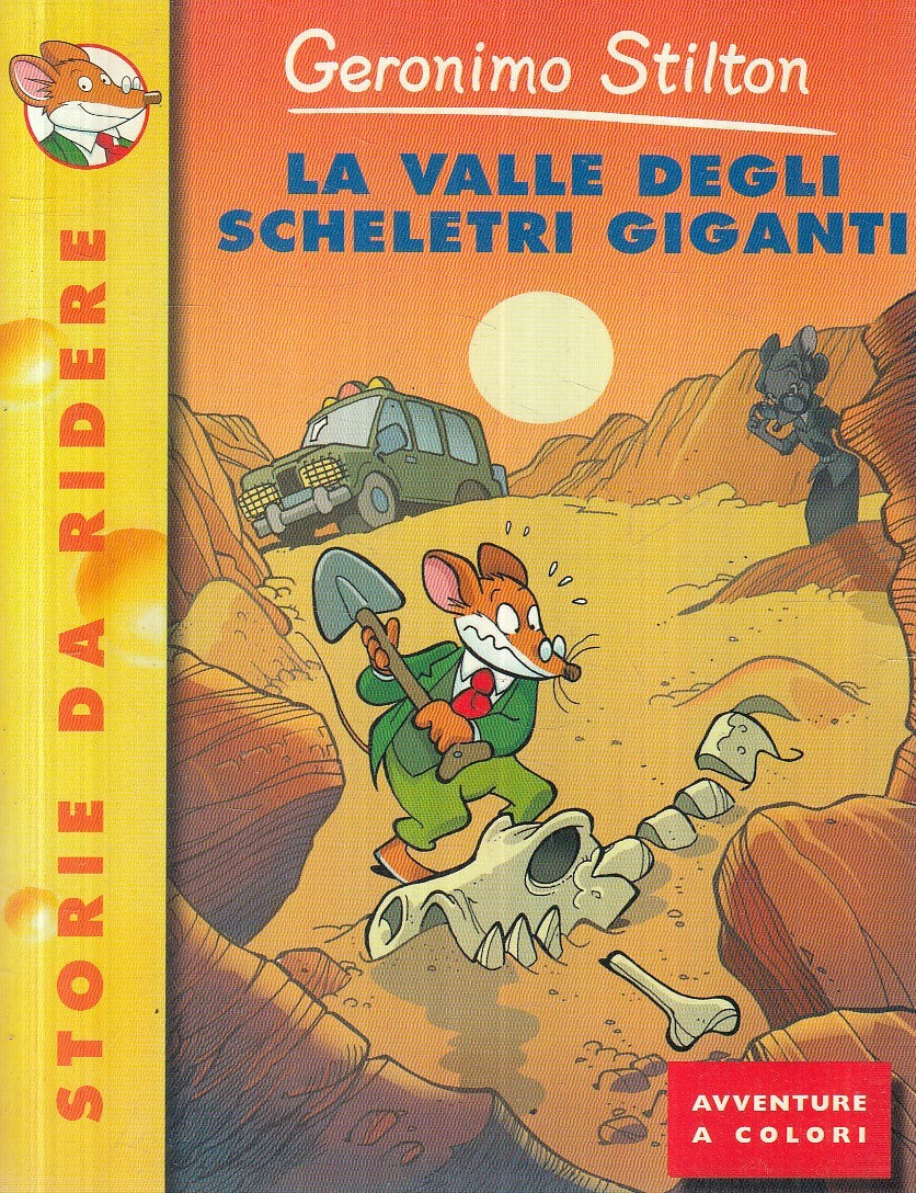 LN2- GERONIMO STILTON VALLE DEGLI SCHELETRI GIGANTI - PIEMME JUNIOR - B - JXS254