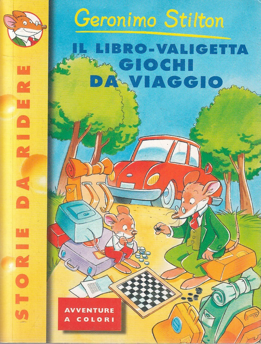 GERONIMO STILTON LIBRO VALIGETTA GIOCHI DA VIAGGIO - PIEMME - B - JXS254