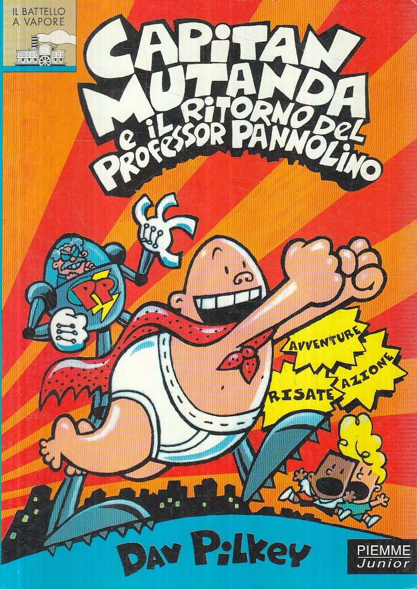 LN2- CAPITAN MUTANDA RITORNO PROFESSOR PANNOLINO - BATTELLO VAPORE - B - JXS191