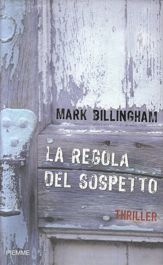 LN2- LA REGOLA DEL SOSPETTO - BILLINGHAM - PIEMME THRILLER - CS - JXS189
