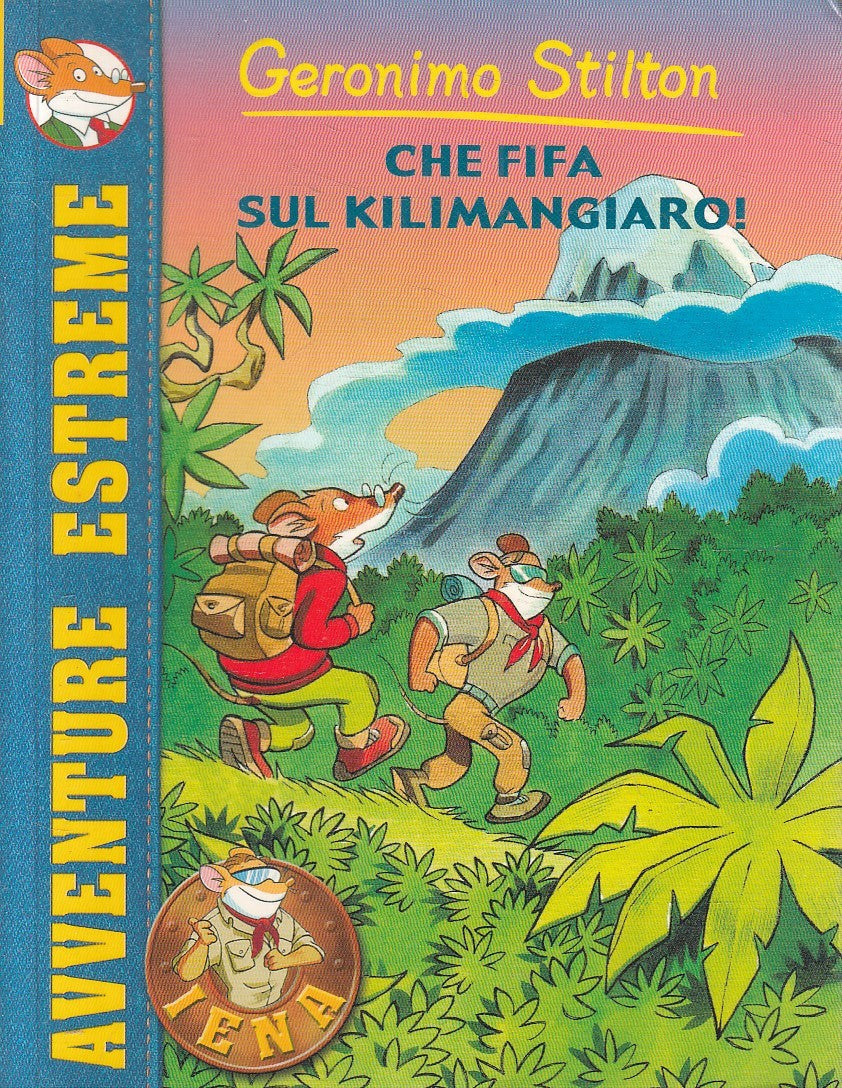 LN2- GERONIMO STILTON CHE FIFA SUL KILIMANGIARO! - PIEMME JUNIOR - B - JXS254