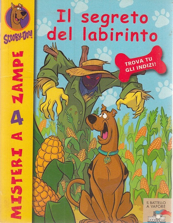 LB- SCOOBY-DOO IL SEGRETO DEL LABIRINTO -- BATTELLO A VAPORE - 10-- 2004- B- RGZ