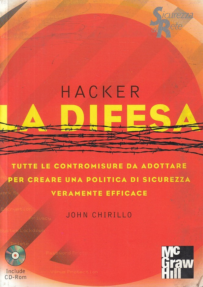 LZ- HACKER LA DIFESA CONTROMISURE - CHIRILLO - MACGRAW HILL--- 2002 - B - ZFS105
