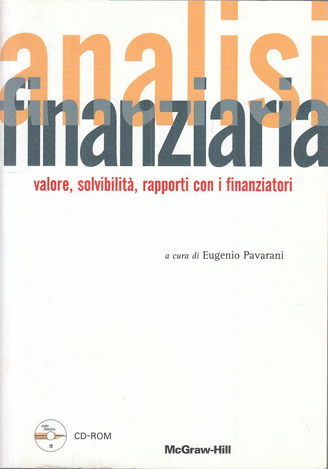 LZ- ANALISI FINANZIARIA CON CD ROM- PAVARANI - MCGRAW HILL --- 2002 - B - YFS153