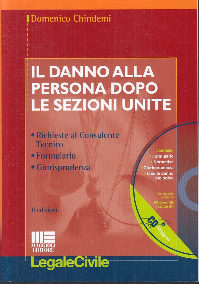 LZ- IL DANNO ALLA PERSONA DOPO LE SEZIONI UNITE - CHINDEMI ---- 2009 - B- ZFS433