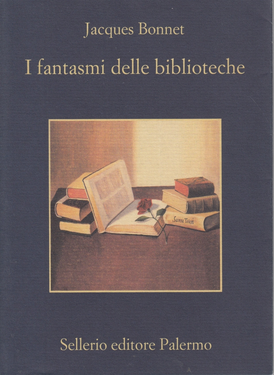I fantasmi delle biblioteche - Jacques Bonnet - Sellerio La memoria- 1a ed.- XFS