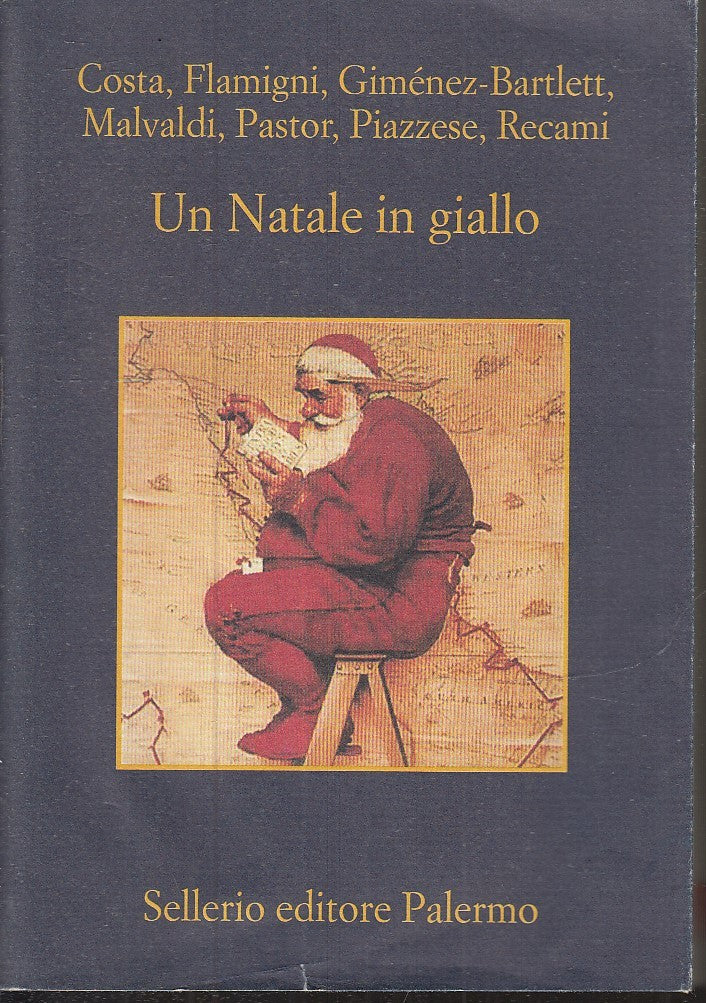 Natale in giallo - Flamigni Gimenez-Bartlett Malvaldi - Sellerio Memoria - XFS