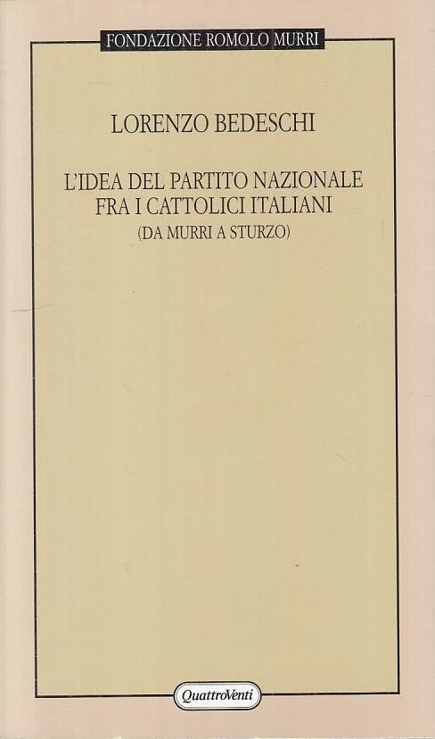 LS- IDEA PARTITO NAZIONALE CATTOLICI ITALIANI-- QUATTROVENTI--- 2006- B - YTS251