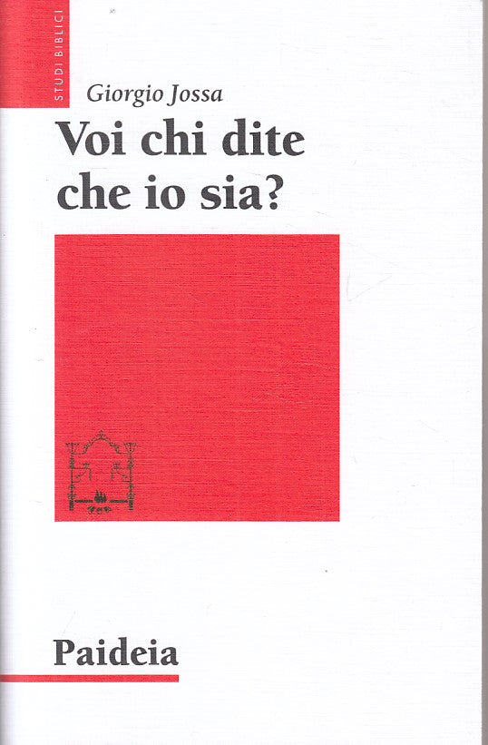 LD- VOI CHI DITE CHE IO SIA? PROFETA GESU'- JOSSA- PAIDEIA --- 2018 - B - ZFS327