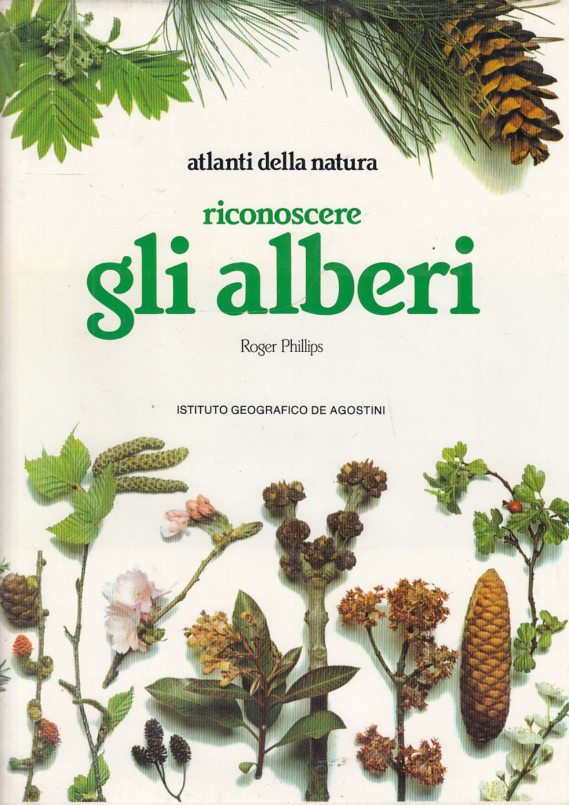 LZ- ATLANTI NATURA DELLA RICONOSCERE GLI ALBERI-- DeAGOSTINI--- 1988- CS- YFS636