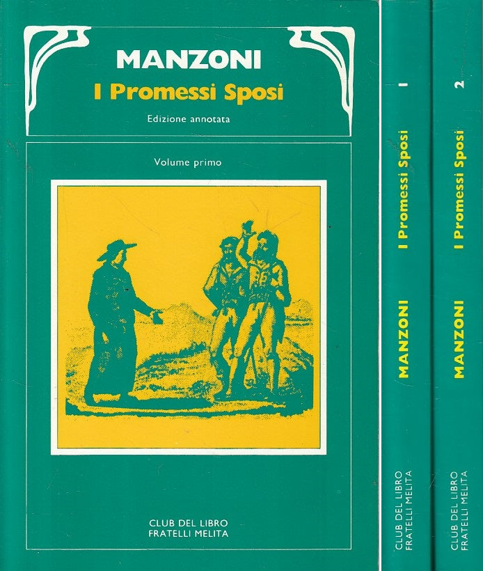 LN- I PROMESSI SPOSI 2 VOLUMI - MANZONI - MELITA --- 1988 - B - ZFS634