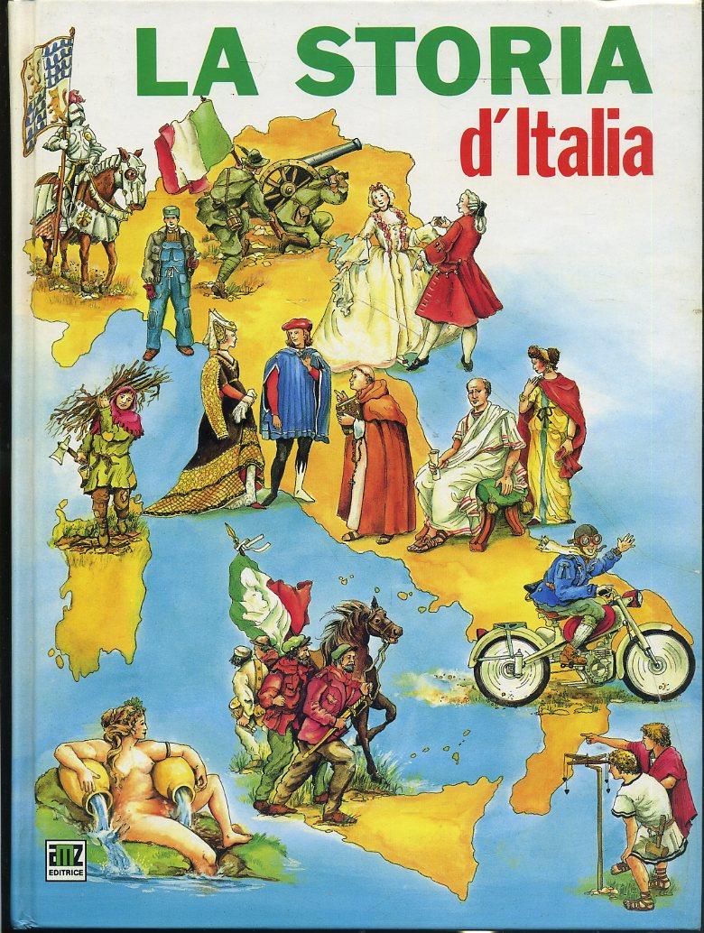LB- LA STORIA D'ITALIA ILLUSTRATO RAGAZZI -- AEMMEZETA --- 1989 - C- ZFS730