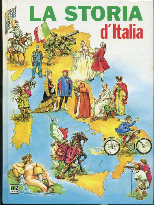 LB- LA STORIA D'ITALIA ILLUSTRATO RAGAZZI -- AEMMEZETA --- 1989 - C- ZFS730