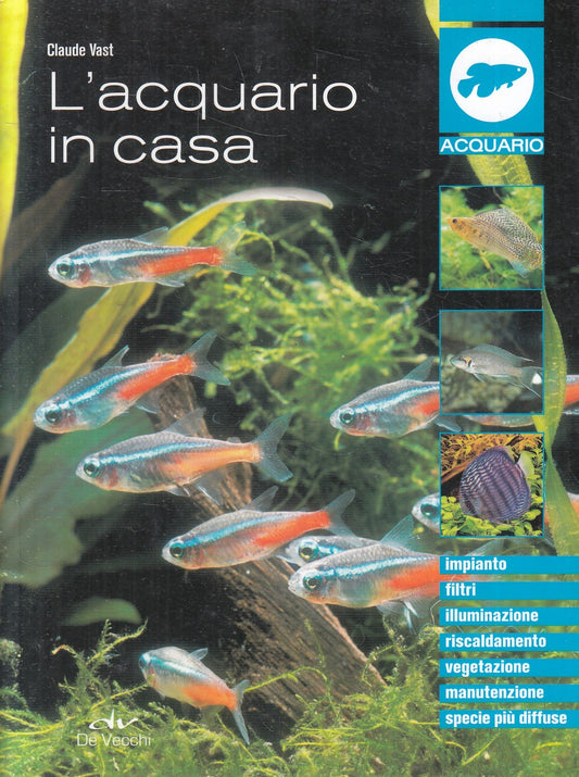 LN2- L'ACQUARIO IN CASA - CLAUDE VAST - DE VECCHI ACQUARIO - B - JXS241